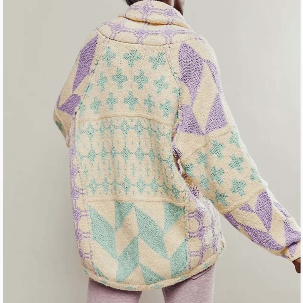 NEW! Boho Pastel Knit Women's Sweater